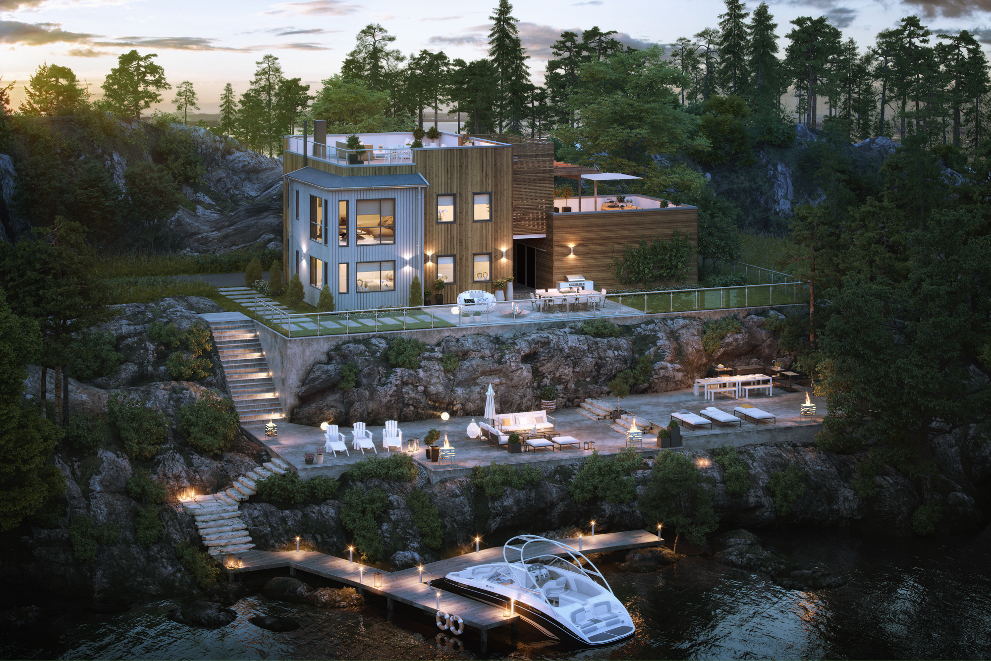 Illustrasjonsbilde av Funkishuset Mira