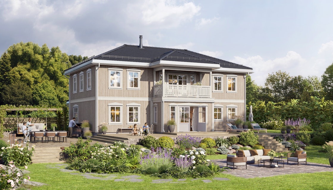 Raumarheim er mange kunders drømmehus - denne populære modellen inneholder alt en familie ønsker seg i et hjem.