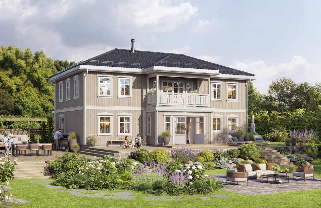Raumarheim er mange kunders drømmehus - denne populære modellen inneholder alt en familie ønsker seg i et hjem.