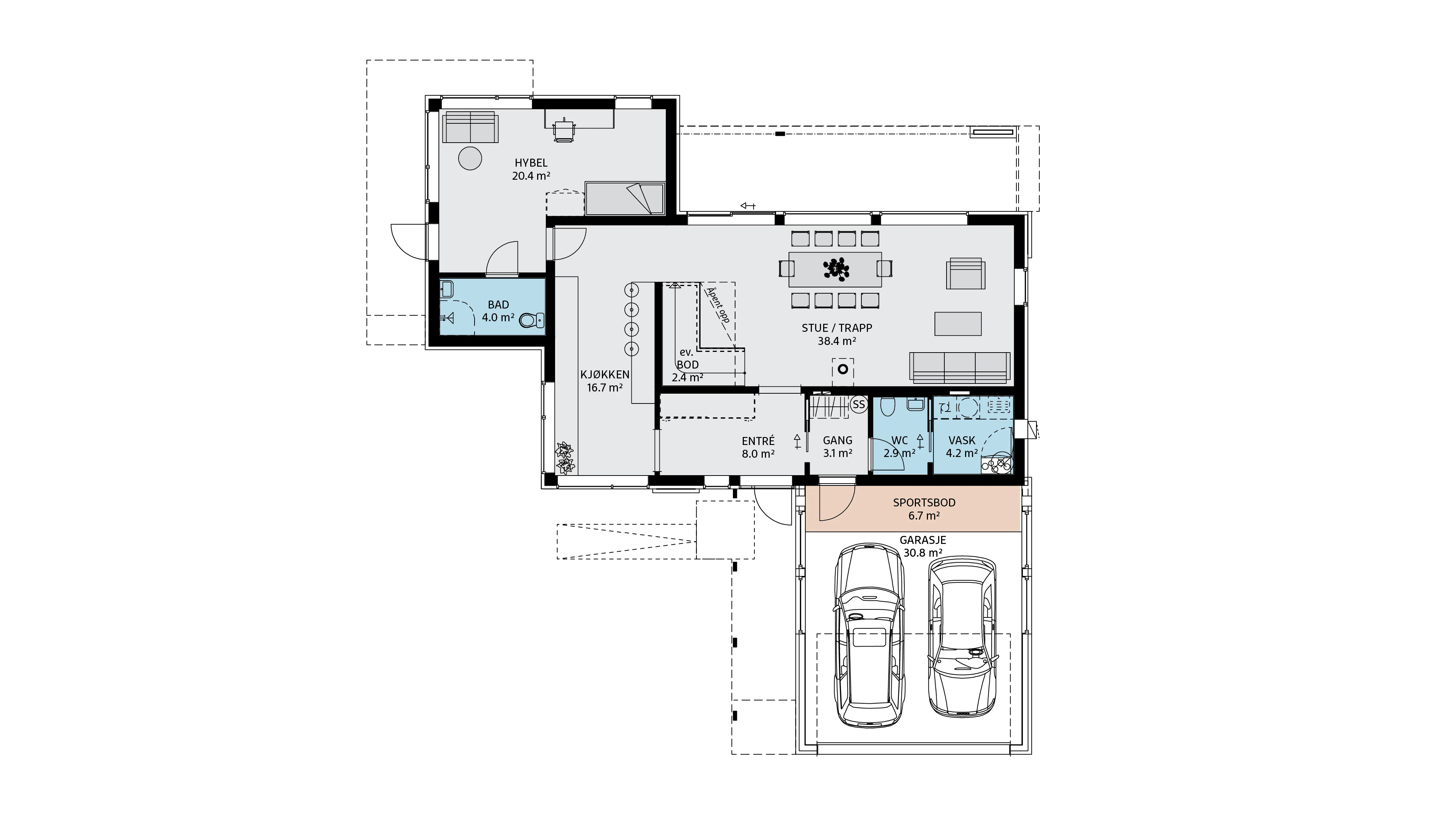 Plantegning PLAN — BoligPartner Treviso