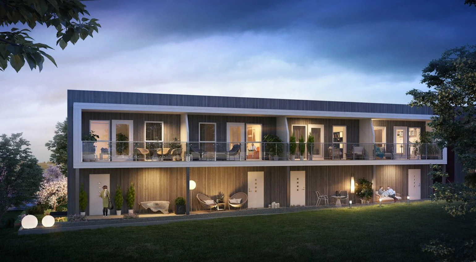 Rekkehus - her bor du trygt og godt - Boligpartner